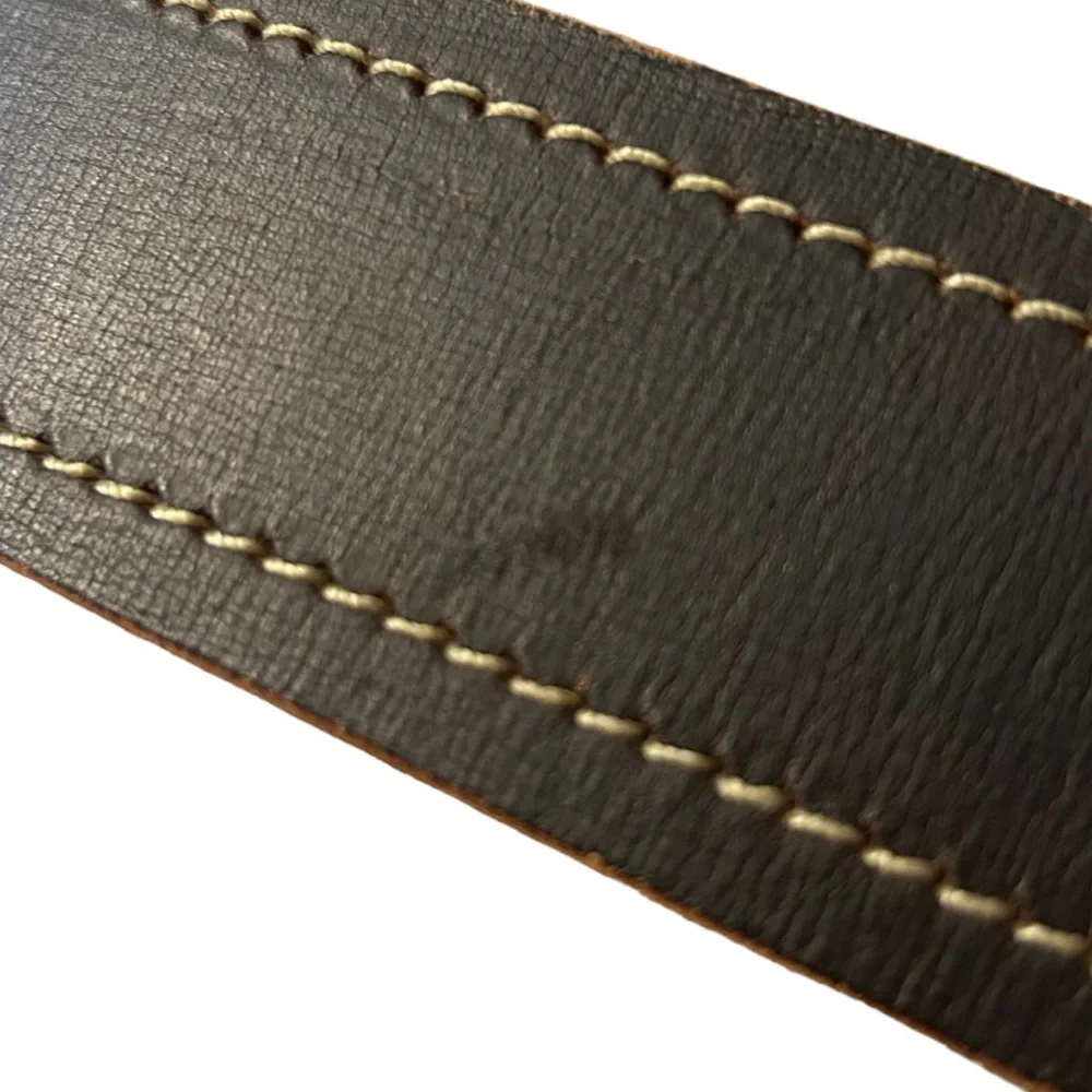 Vintage Banana Republic Belt Wide Leather XS Dark Brown - Picture 6 of 6